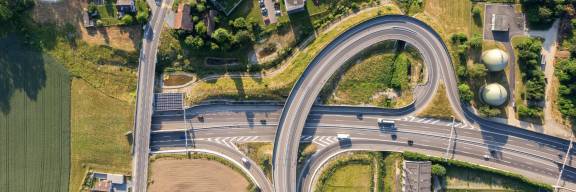 Orpund Autobahnzufahrt