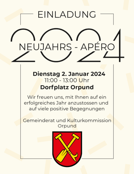 Neujahrsapéro 2024